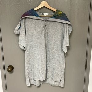 Y-3 yohji Yamamoto hooded shirt size L